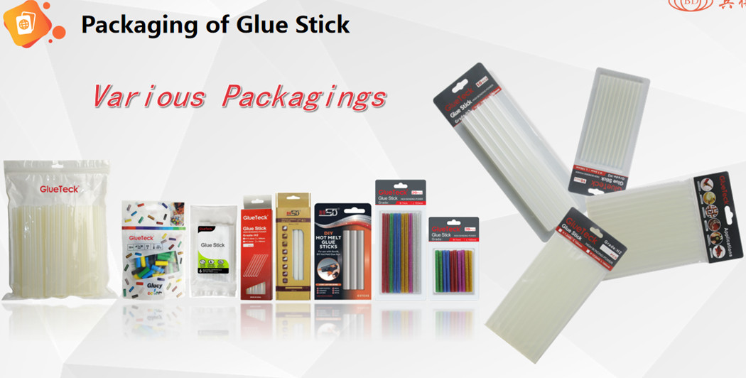 packing of hot glue stick